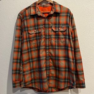 New Eddie Bauer Plaid Button up